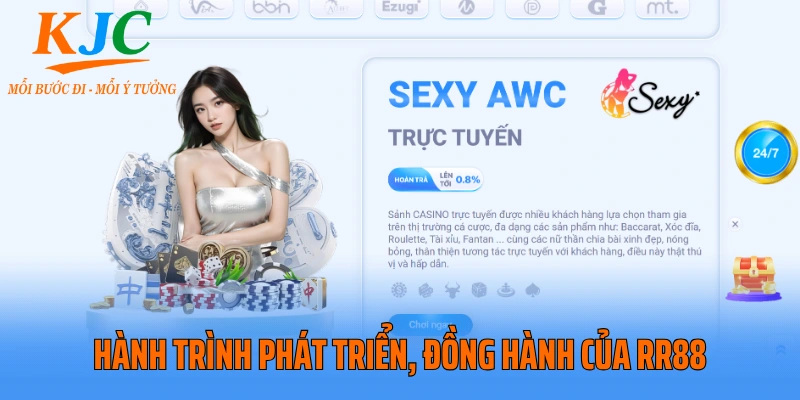 Hành trình phát triển, đồng hành của RR88
