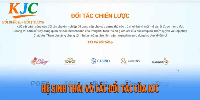 Hệ sinh thái và các đối tác của KJC