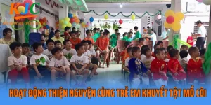 Hoạt Động Thiện Nguyện Cùng Trẻ Em Khuyết Tật Mồ Côi Quận Gò Vấp Của RR88