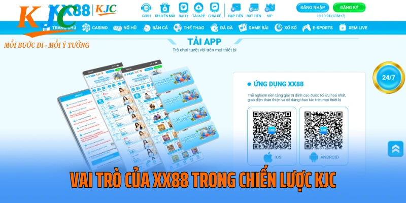 Vai trò của XX88 trong chiến lược KJC